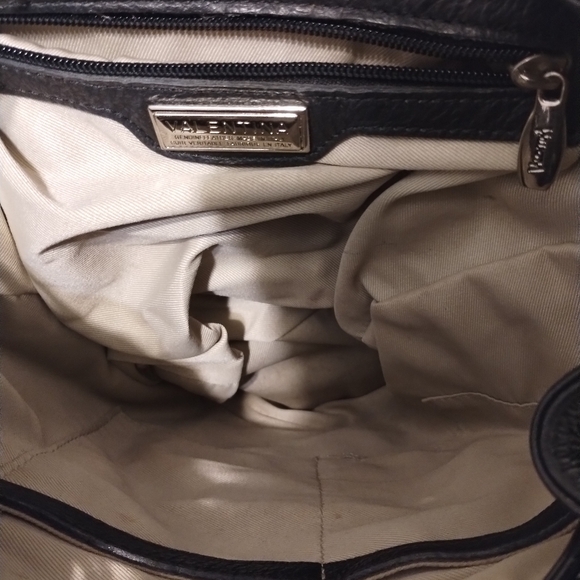 Valentina Black Leather Backpack